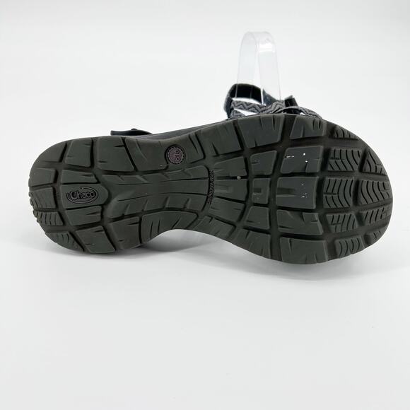 Chaco Updraft EcoTread X2 Outdoor Gray Waves Sandals Toe Loop Womens Size 9 - Picture 10 of 12